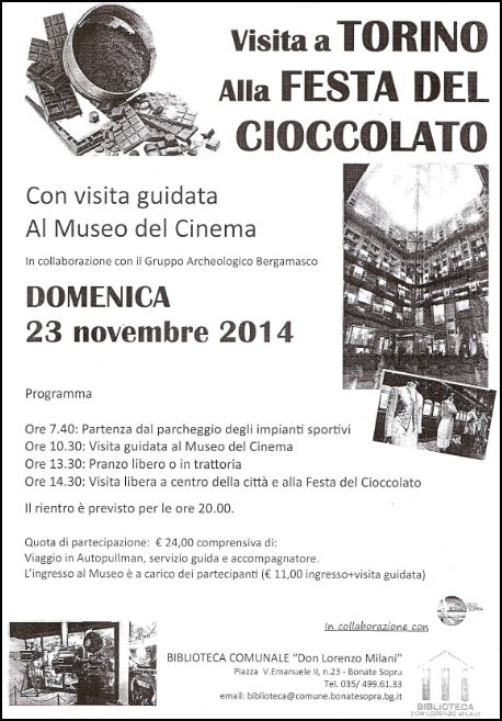 Festa cioccolato Torino